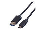 USB-kabel - Roline - USB-C cable - USB Type A to USB-C - 1 m - 11.02.9011