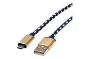 USB-kabel - Roline Gold - USB cable - USB to Micro-USB Type B - 1.8 m - 11.02.8820