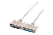 Parallel-seriel-kabel - Roline - serial cable - DB-25 to DB-25 - 4.5 m - 11.01.3645