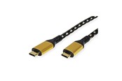 USB-kabel - Roline Gold - USB-C cable - USB-C to USB-C - 1 m - 11.02.9038