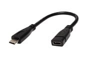 USB-kabel - Roline - USB-C extension cable - USB-C to USB-C - 15 cm - 11.02.9015