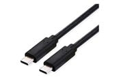USB-kabel - Roline - USB-C cable - 24 pin USB-C to 24 pin USB-C - 80 cm - 11.02.9101