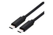 USB-kabel - Roline - USB-C cable - 24 pin USB-C to 24 pin USB-C - 1 m - 11.02.9104