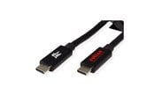 USB-kabel - Roline - USB-C cable - USB-C to USB-C - 2 m - 11.02.9087