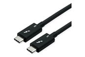 FireWire-kabel - Roline - Thunderbolt cable - USB-C to USB-C - 1 m - 11.02.9112