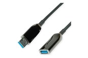 USB-kabel - Roline - USB extension cable - USB Type A to USB Type A - 20 m - 12.04.1077
