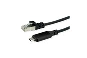 Nätverkskabel - Roline network cable - 1.5 m - black - Svart - 12.02.1166