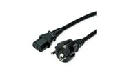 Strömkabel (intern) - Roline - power cable - power CEE 7/7 to power IEC 60320 C13 - 3 m - 19.08.1029
