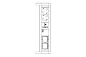 Strömkabel (extern) - Bachmann DESK 1 - power strip - 902.0245