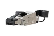 Nätverkskabel - METZ CONNECT pro - network connector - black - Svart - 130E405032-E