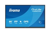 Digital skyltning & Hotell - iiyama ProLite TN8605A-B1AG 86" Class (85.6" viewable) LED-backlit LCD display - 4K - for digital signage / interactive communication - TN8605A-B1AG