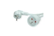 Strömkabel (extern) - Roline VALUE - power extension cable - power CEE 7/7 to French / UTE - 5 m - 19.99.1174