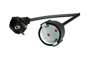 Strömkabel (extern) - Roline VALUE - power extension cable - power CEE 7/7 to power CEE 7/7 - 10 m - 19.99.1168
