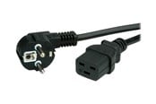 Strömkabel (intern) - Roline BACHMANN - power cable - power CEE 7/7 to IEC 60320 C19 - 3 m - 19.99.1553