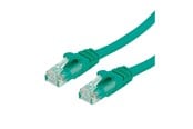 Nätverkskabel - Roline VALUE patch cable - 15 m - green RAL 6016 - Grön - 21.99.1448