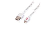 USB-kabel - Roline Lightning cable - Lightning / USB - 15 cm - 11.02.8326