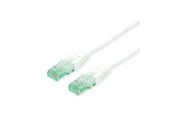 Nätverkskabel - Roline Recycled Material patch cable - 20 m - white - Vit - 21.45.3169