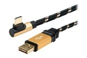 USB-kabel - Roline Gold - USB-C cable - USB to USB-C - 80 cm - 11.02.9060