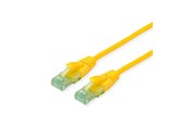 Nätverkskabel - Roline Recycled Material patch cable - 10 m - yellow - Gul - 21.45.3127