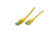 Nätverkskabel - Roline Recycled Material patch cable - 20 m - yellow - Gul - 21.45.3129