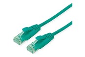 Nätverkskabel - Roline Recycled Material patch cable - 10 m - green - Grön - 10m - 21.45.3137