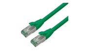 Nätverkskabel - Roline Recycled Material patch cable - 10 m - green pantone 3278C - Grön - 21.45.3237