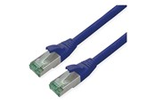 Nätverkskabel - Roline Recycled Material patch cable - 10 m - pantone 647C blue - Blå - 10m - 21.45.3247