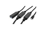USB-kabel - Roline - USB-C extension cable - USB-C to USB Type A - 20 m - 12.04.1068