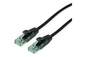 Nätverkskabel - Roline Recycled Material patch cable - 10 m - black - Svart - 10m - 21.45.3157