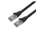 Nätverkskabel - Roline Recycled Material patch cable - 15 m - black pantone 3C - Svart - 15m - 21.45.3258