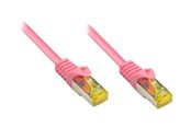 Nätverkskabel - Alcasa electronik Good Connections RNS patch cable - 25 m - magenta - Rosa - 8070R-250M
