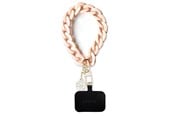Andra mobiltillbehör - GUESS GUOUCBMC4MP Universal Big Hand Strap case - pink Acrylic 4G Charm - 3666339170707