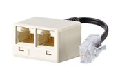Nätverkskabel - METZ UAE network adapter - 10 cm - pearl white - Vit - 0.1m - 130607440101-E