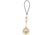 Andra mobiltillbehör - GUESS case GUCPMHGLD Phone Strap Heart Diamond Charm with Rhinestones - 3666339171346