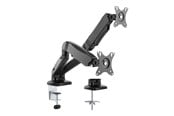 Monitorfäste - Roline VALUE mounting kit - adjustable arm - for 2 LCD displays - black - 17.99.1163