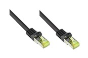 Nätverkskabel - Alcasa electronik Good Connections RNS patch cable - 15 cm - black - Svart - 8070R-002S