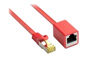 Nätverkskabel - Alcasa electronik Good Connections RNS patch extension cable - 1 m - red - Röd - 8070VR-010R