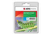 Skrivartillbehör-bläck-toner - Agfa Photo - cyan - compatible - ink cartridge (alternative for: Brother LC1220C) - APB1220CD
