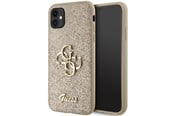Mobile - Covers & Cases - GUESS GUHCN61HG4SGD case for iPhone 11 / Xr - gold Glitter Script Big 4G - 3666339147686