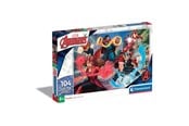 Pusselspel - Clementoni Puzzle Glitter Marvel Avengers 104 pieces 2D Pussel - 20347
