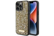 Mobile - Covers & Cases - GUESS Rhinestone Metal Logo case for iPhone 15 Pro - yellow - 3666339153540