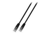 Nätverkskabel - CoreParts EFB-Elektronik patch cable - 1.5 m - black - Svart - 1m - B-UTP6015S