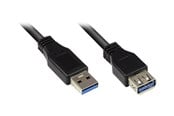 USB-kabel - Alcasa electronik Good Connections - USB extension cable - USB Type A to USB Type A - 5 m - 2711-S05