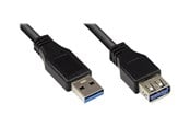 USB-kabel - Alcasa electronik Good Connections - USB extension cable - USB Type A to USB Type A - 50 cm - 2711-S005