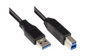 USB-kabel - Alcasa electronik Good Connections - USB cable - USB Type A to USB Type B - 1 m - 2710-S01