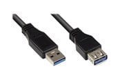 USB-kabel - Alcasa electronik Good Connections - USB extension cable - USB Type A to USB Type A - 3 m - 2711-S03