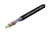 Nätverkskabel - Lanview bulk cable - 305 m - black - Svart - 305m - LVN122151