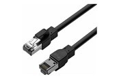 Nätverkskabel - Lanview patch cable - 75 m - black - Svart - 75m - LVN607,5SOUT