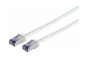 Nätverkskabel - Lanview patch cable - 10 m - white - Vit - 10m - LVN-CAT6A-FLEX-10MWH