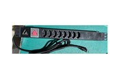 Strömkabel (extern) - Lanview - power distribution strip - 10A - LVR-2MCH-SW-CH8